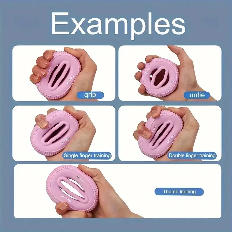 1pc Silicone Finger Gripper Anti-slip Finger Massage Grip Ring FingerForearm Trainer- Improve Hand Strength And Flexibility