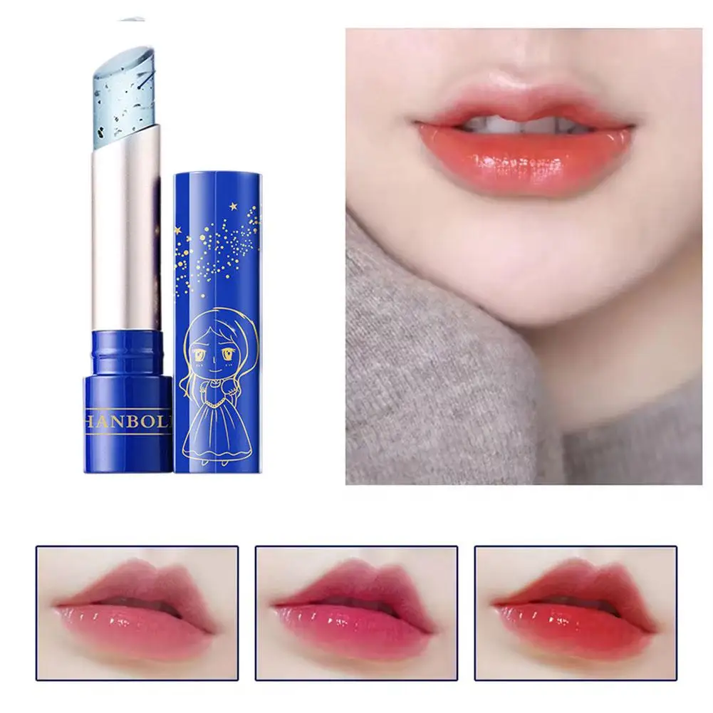 Color-Changing Lipstick Waterproof Magic Temperature Change Color Lip Moisturizing Lip Gloss Long Lasting Nutritiou Lip Balm Hot