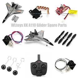 Wltoys XK A100 RC Plane Spare Parts Servo Blades Receiver Motor Foam Body Landing Gear Lipo Battery