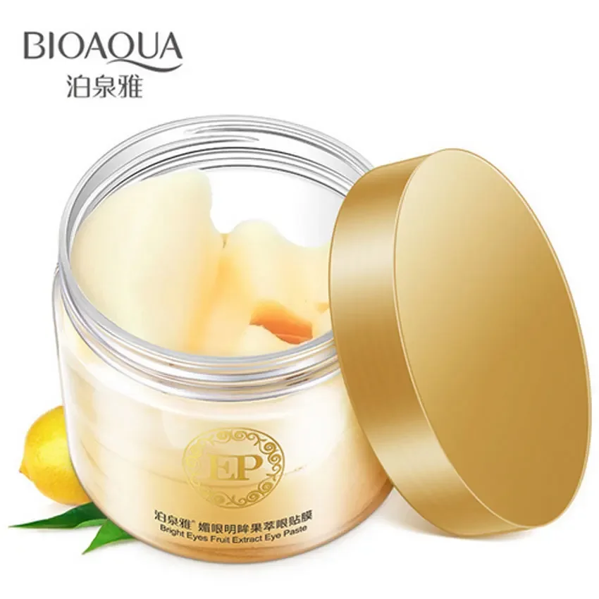 

BIOAQUA 60pcs/120ml Eye Mask Lemon Serum Extract Essence Moisturizing Lift Firming Ageless Anti-Wrinkle Dark Circles Eye Patches