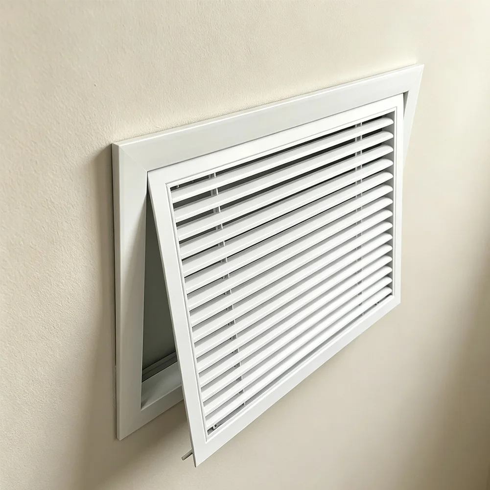 For Premium ABS Return Air Louver for Central AC - Quiet Dust Screen Aluminum Alloy Ventilation Net 250mm 300mm 350mm 400mm