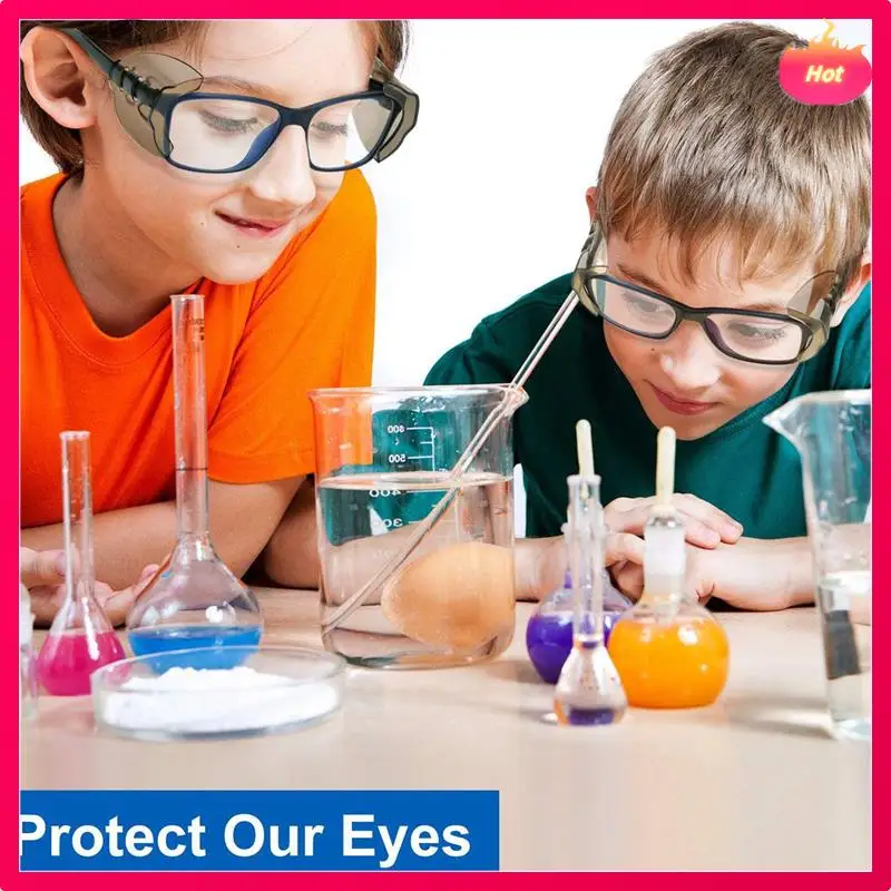 40 Pairs Safety Eye Glasses Side Slip Clear Flexible Slip On Shield Fits Small Medium Eyeglasses