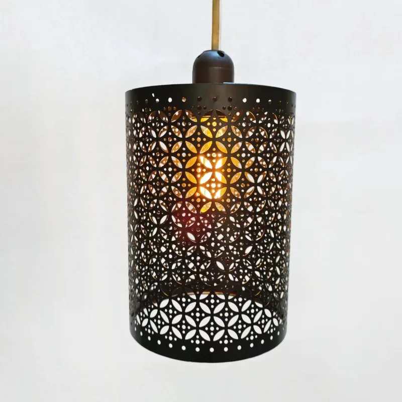 

E26 Edison Light Fixture Vintage Black Metal Cage Light for Wall Sconce Pendant Floor Lamp & Ceiling Light Fixture(no bulb)