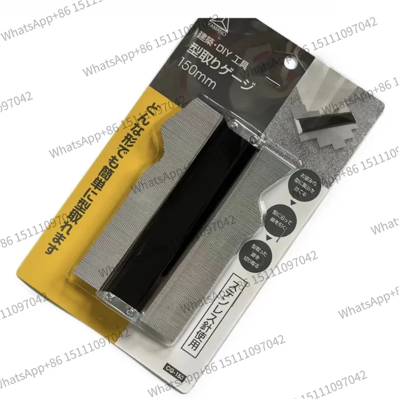 Special-shaped contour shaper woodworking die arc ruler arc measuring device profile gauge 150-300mm