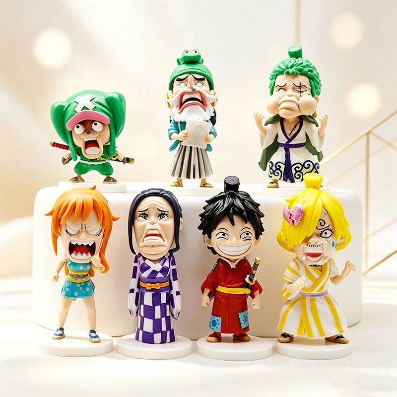 Funny One Piece series Funky Luffy Lomena Shanzhi Qiaoba Creative Handmade Desktop Decoration Gift