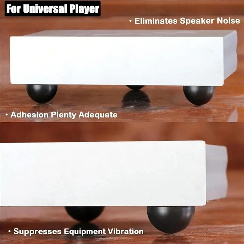 LNHF 1.25Inch Silicone Hemisphere Bumpers Isolation Feet, 8Pack Non Skid Speaker Isolation Pads,For Small Speaker Spikes