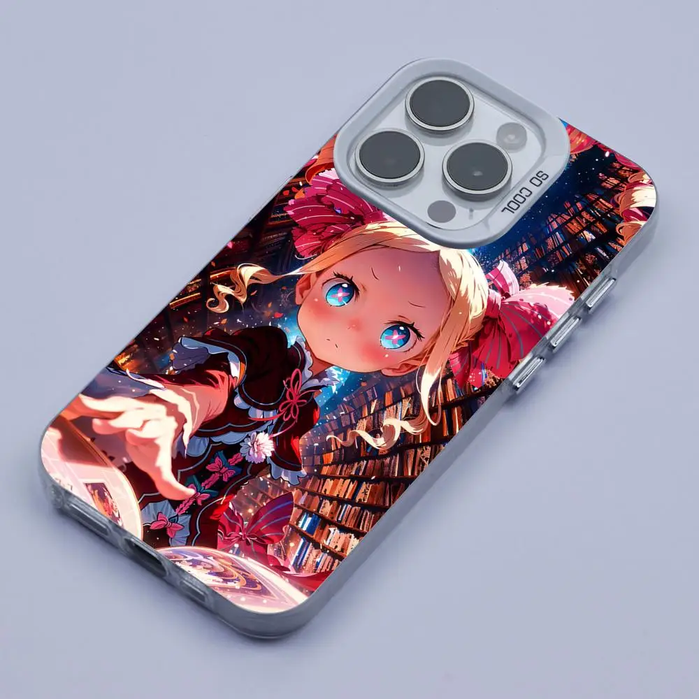 ReZero Beatrice Mobile Phone Case for iPhone 17 16 15 14 13 12 11 X XR XS 8 7 Pro Max Plus Translucent White Cover Pretty Cover