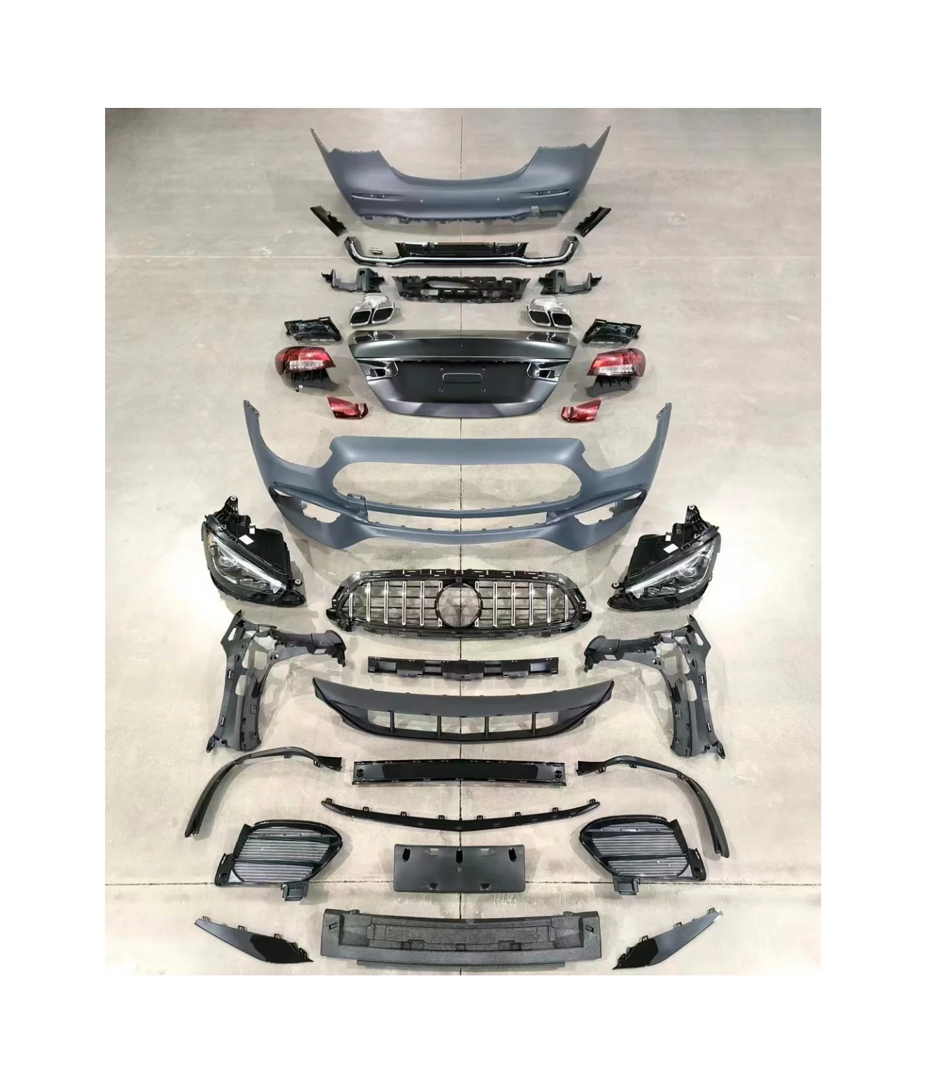 bumper body kit for For Mercedes Benz E class W213 2018-2020 old upgrade to new AMG63 model auto body systems