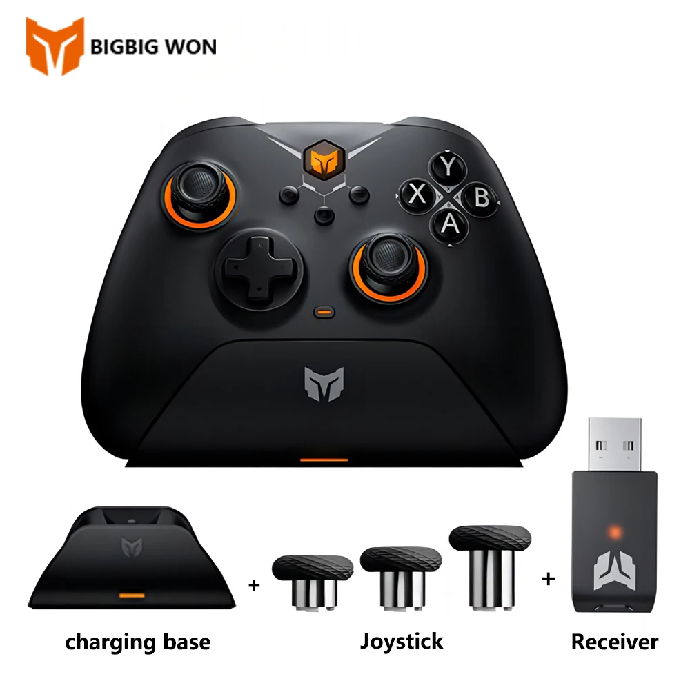 

2024 New Version BIGBIG Won Game Controller Gale Hall Combo Wireless 2.4G Trigger Bluetooth Gamepad for Switch PC iOS Android