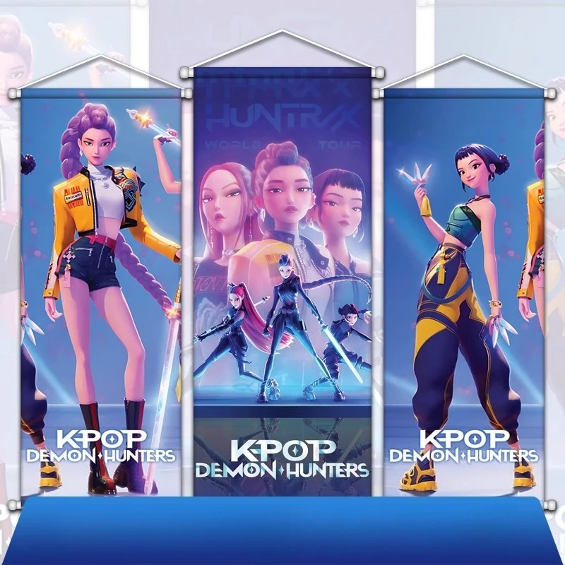 

Dreamcatcher K-POP Anime Wall Scroll Poster - Hanging Canvas Tapestry, Dorm Room Decor, 2D Wall Art for Fans