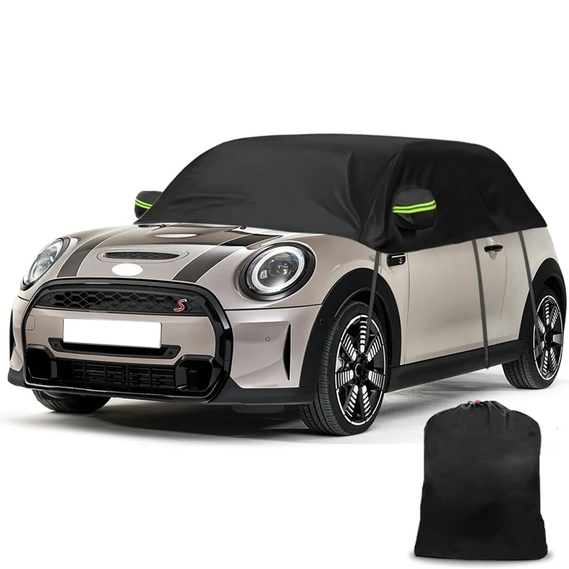 

Car Cover Auto Half Body Cover Waterproof Dust-proof Anti-UV 210T Roof Top Hood For BMW Mini R55 R56 R60 R61 F55 F56 2004-on