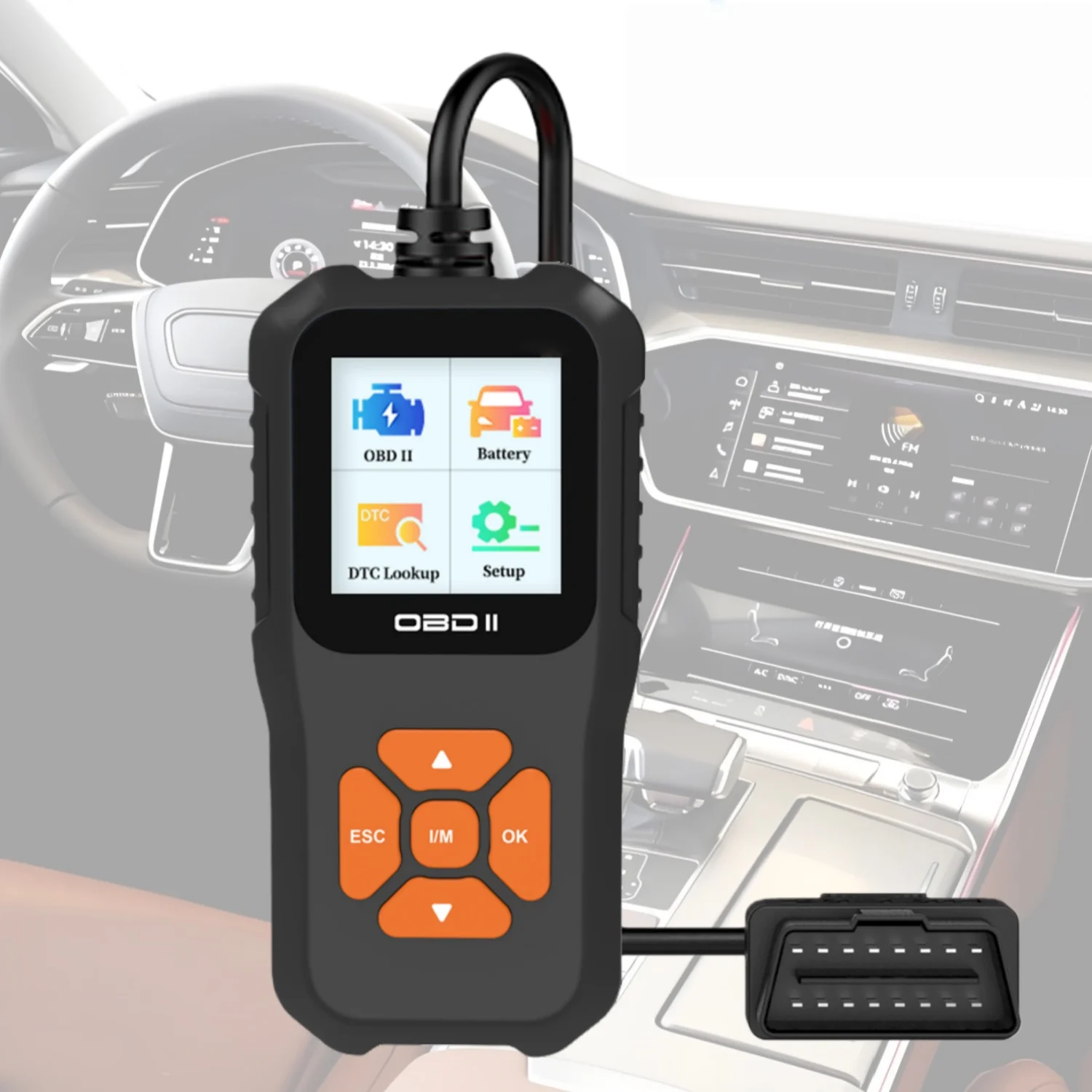 プロ仕様obd2自動車エンジン診断スキャナー-生涯無料dtc検索コードリーダー-自動車診断ツール