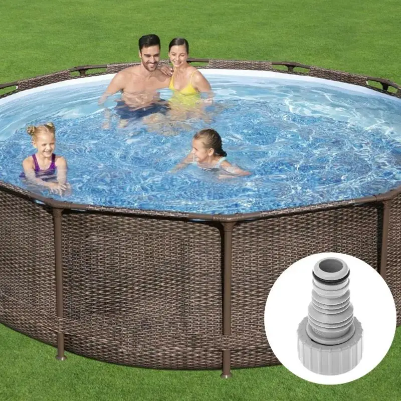 Пакет J6PE из 2 эффективных дренажных шлангов бассейна адаптеры бассейна шланг разъемы бассейна.