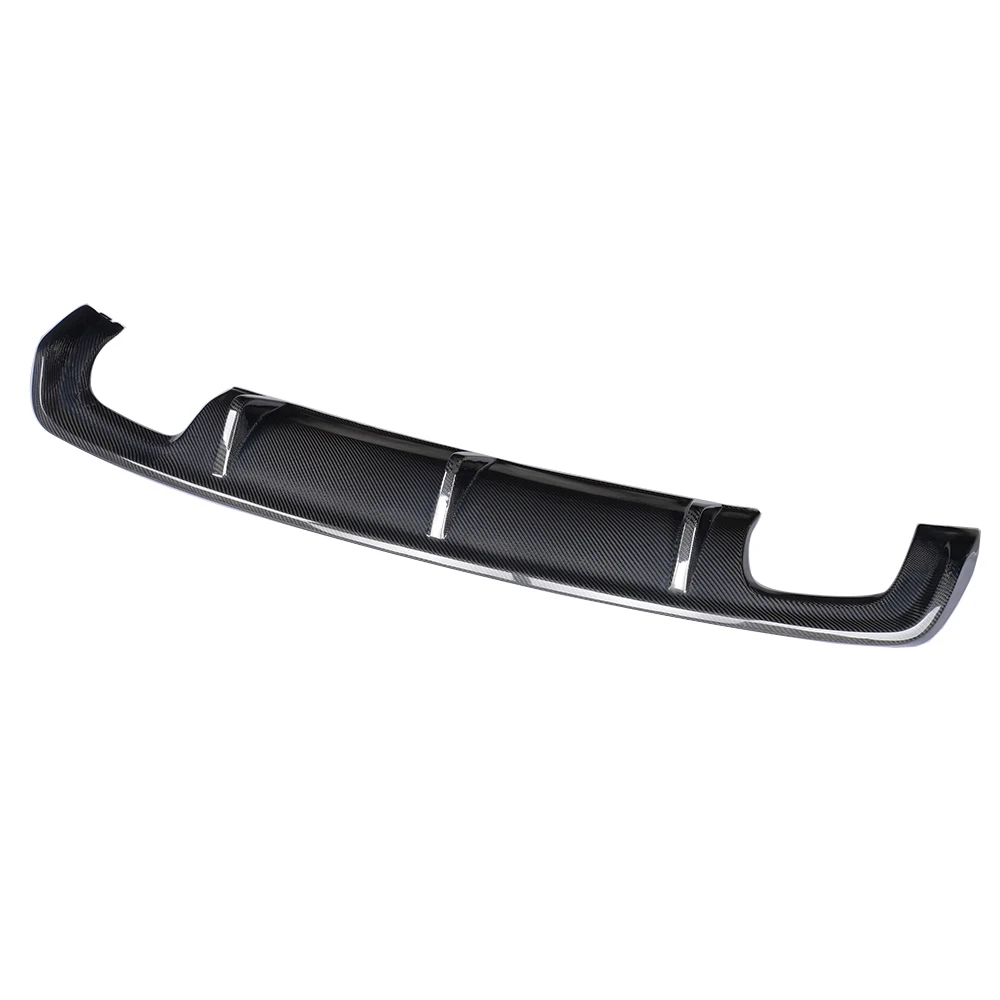 Carbon Auto Car Rear Bumper Lip Diffuser for Audi A3 Sedan 4 Door 2014up (not Fit S-LINE / S3) Double