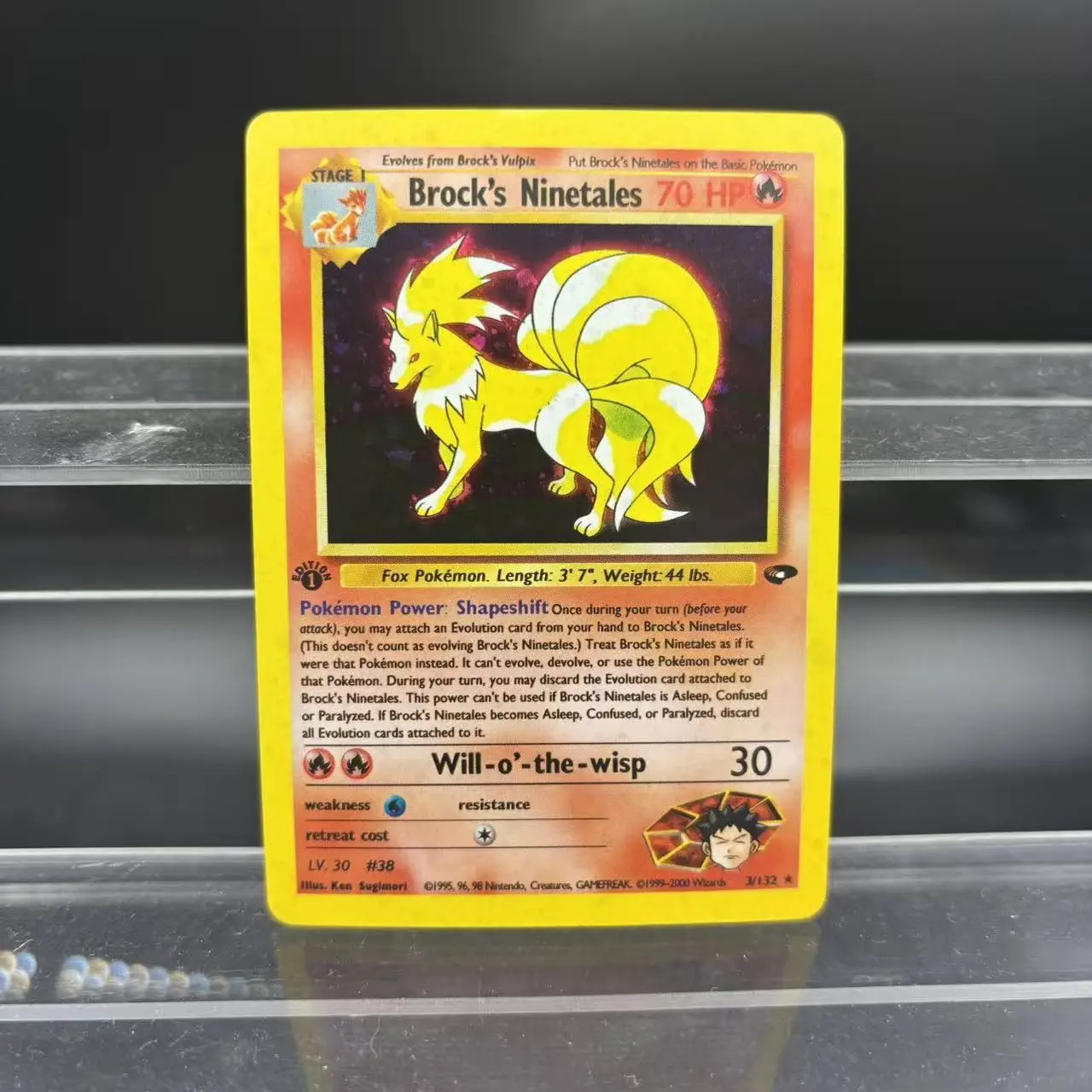 11 stks/set Ptcg Generatie 1 Gyarados Raichu Zapdos Ninetales Engels Flash Card Diy Zelf Gemaakt Anime Collection Card