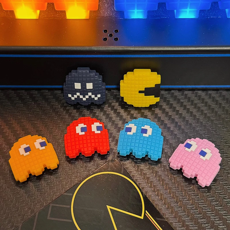 FUNLAB, 6 uds., bonita funda analógica de silicona para interruptor/OLED/Lite, interruptor de controlador, empuñaduras de pulgar, tapas de Joystick