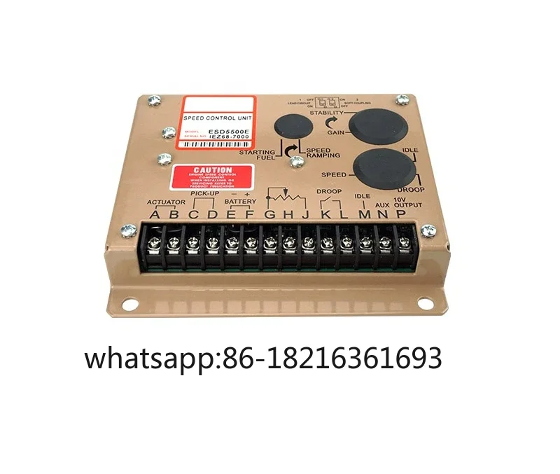 

Регулятор скорости генератора Контроль скорости ESD5500e Электронный регулятор ESD5500 для генератора