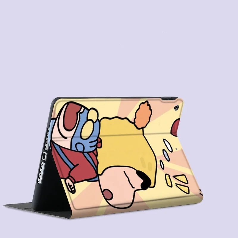 

Crayon Shin-chan Case For Ipad 10th Generations 10.9inch Cartoon Case Pro Air3 10.5inch Tablet Case Mini6 8.3in Tri-Fold Cover