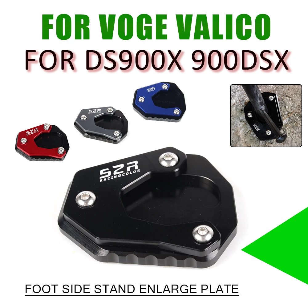 Motorcycle Accessories Kickstand Foot Side Stand Extension Pad Shelf Support For VOGE DS900X 900DSX DSX900 900 DSX DS 900 X 2024