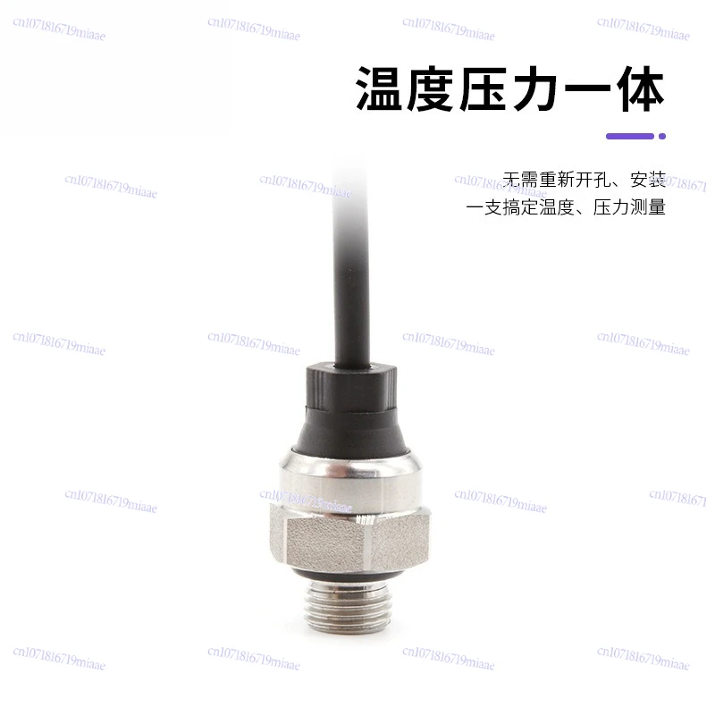

Pressure and Temperature Integrated Transmitter 2 Points Hydraulic Water Hydraulic Pressure Sensor Thermistor