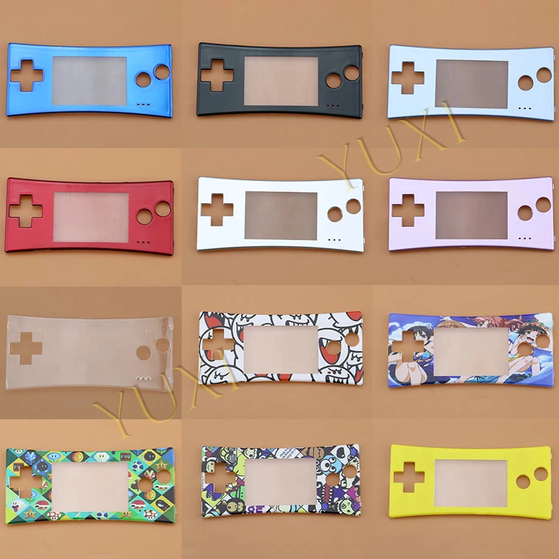 

YuXi 14 Types 1PC Colorful Front Panel Cover Replacement Faceplate Case Shell Housing For GBM Front Housing Housing Repair Parts