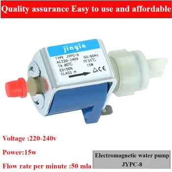 JYPC-8 bomba pequena 220v a 240v 15w esfregão a vapor vestuário vapor máquina de café peças da válvula bomba solenóide eletromagnética para ferros