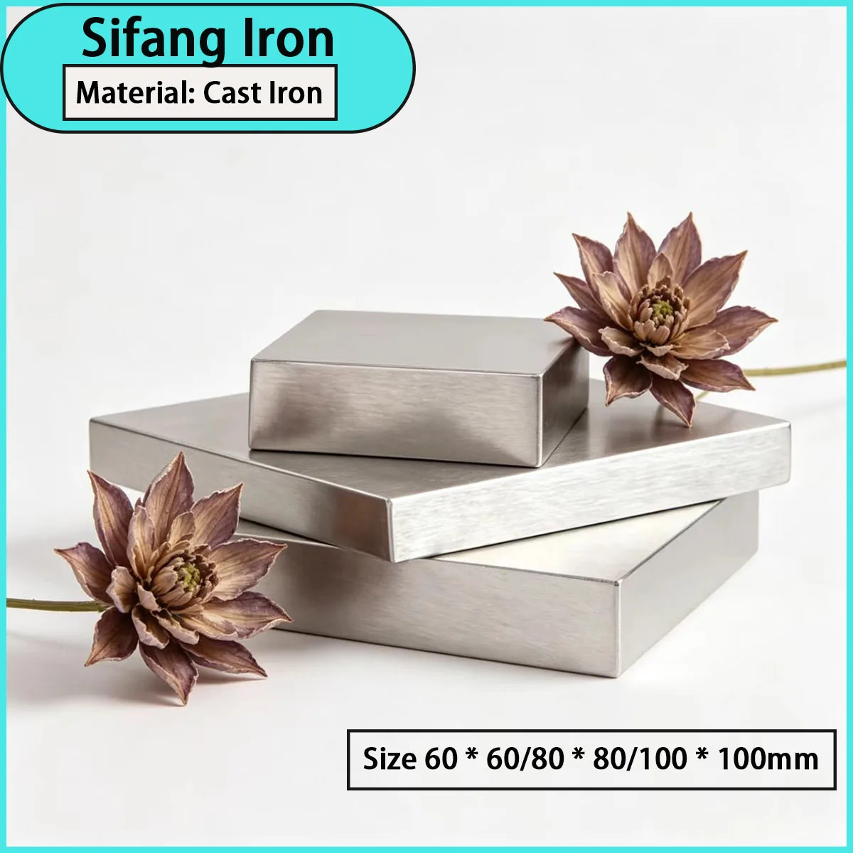 Size 60 * 60/80 * 80/100 * 100mm square iron is used for mechanical supports, tooling pads, equipment counterweights, etc