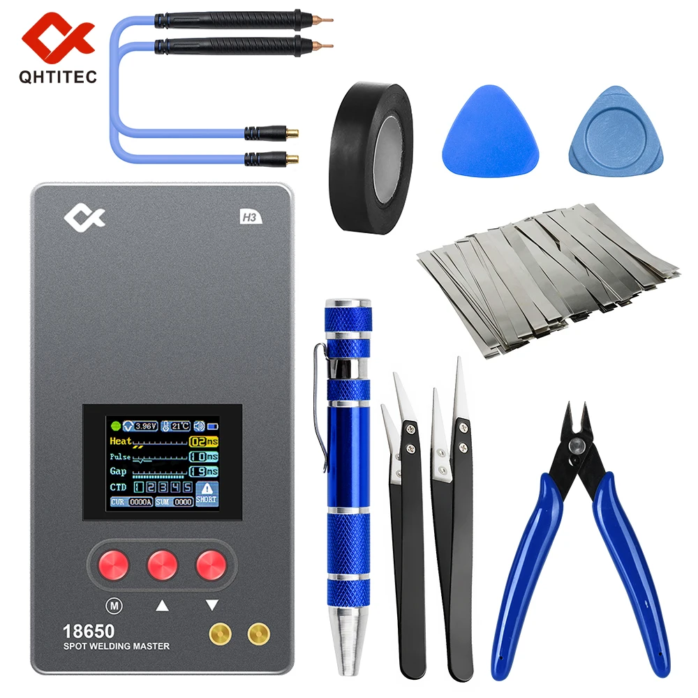 JCD المحمولة المحمولة ذكي شاشة ملونة بقعة لحام لتقوم بها بنفسك آلة لحام صغيرة أداة إصلاح لبطارية 18650 #1