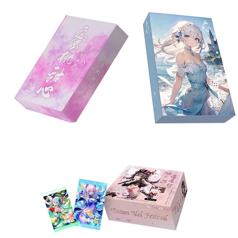 

2025 новейшая коллекционная карта Dream Idol Festival Goddess Story, редкая игральная карта Waifu для девочек, коробка-бустер Doujin, игрушки в подарок