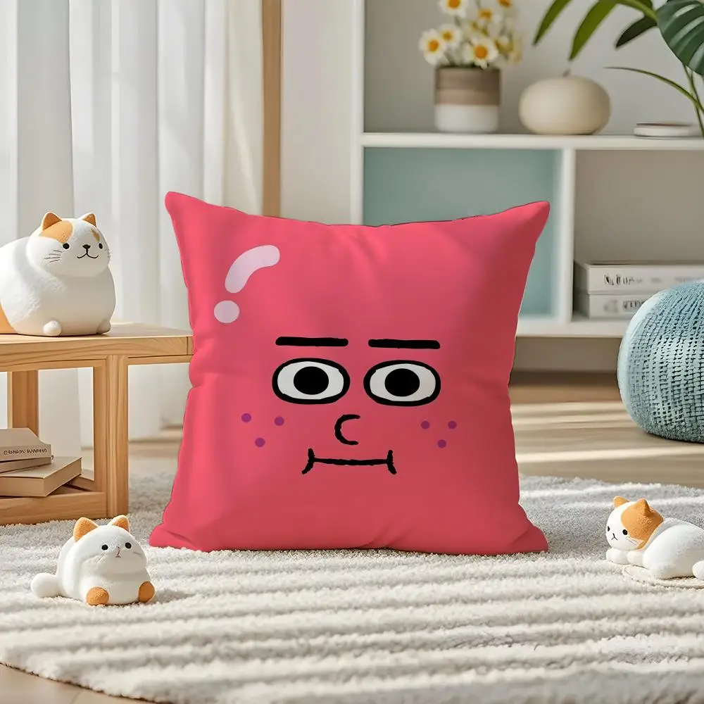 Apple AND O-Onion CUTE Pillow Case Pillow Case Plush Fabric Soft Double Sided Print Home Sofa High Quality Cushion