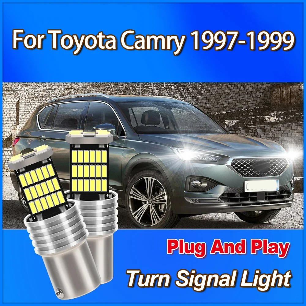 

1157 BAY15D P21/5W Высококачественный указатель поворота 3400LM Plug And Play 360 градусов освещение 12 В для Toyota Camry 1997 1998 1999