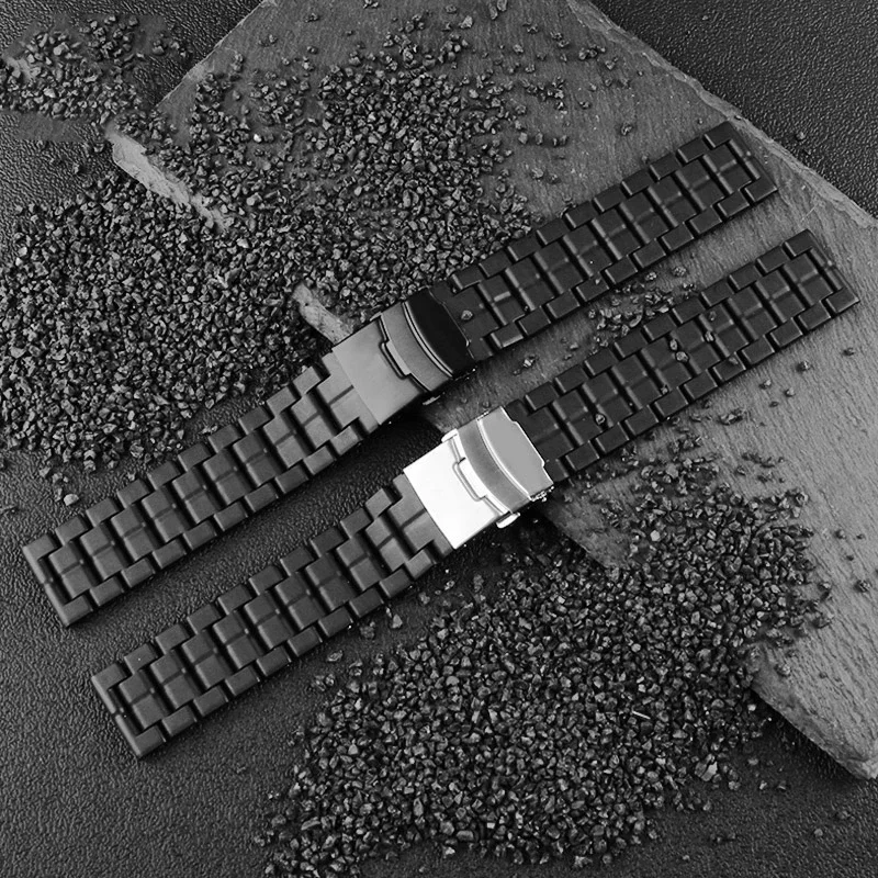 حزام ساعة من ألياف الكربون عالي الجودة لسلسلة كاسيو بروتك PRW-60/Y PRW-30/50/70 وسوار إضاءة من الفولاذ البلاستيكي لومينوكس 3051 23 مللي متر