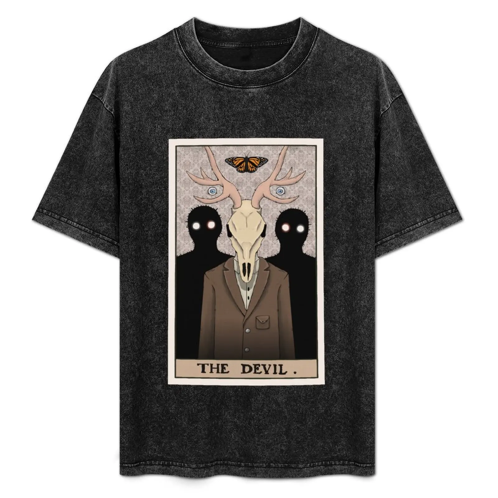 

Rusty Lake Inspired Tarot Card - The Devil T-Shirt High Elasticity Sports T-Shirt