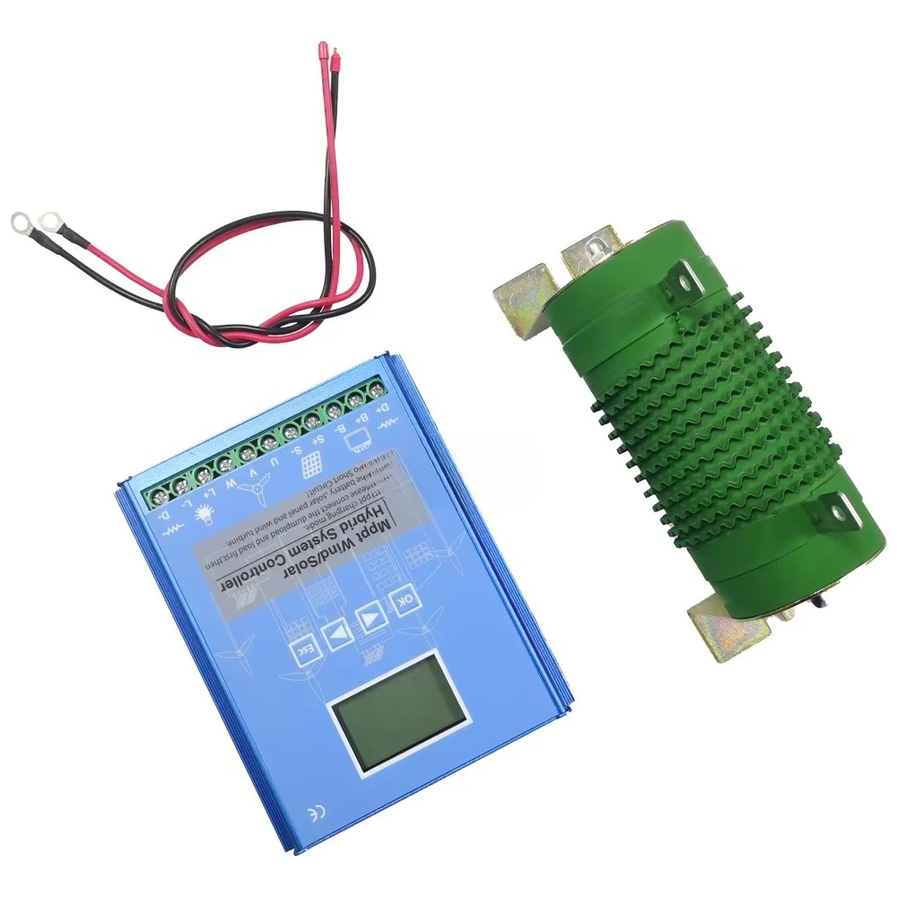 Made in China Charge1000W 12V 24V 48V 1KW Wind Solar Hybrid With Dump Load Regulator 2000w 3000w