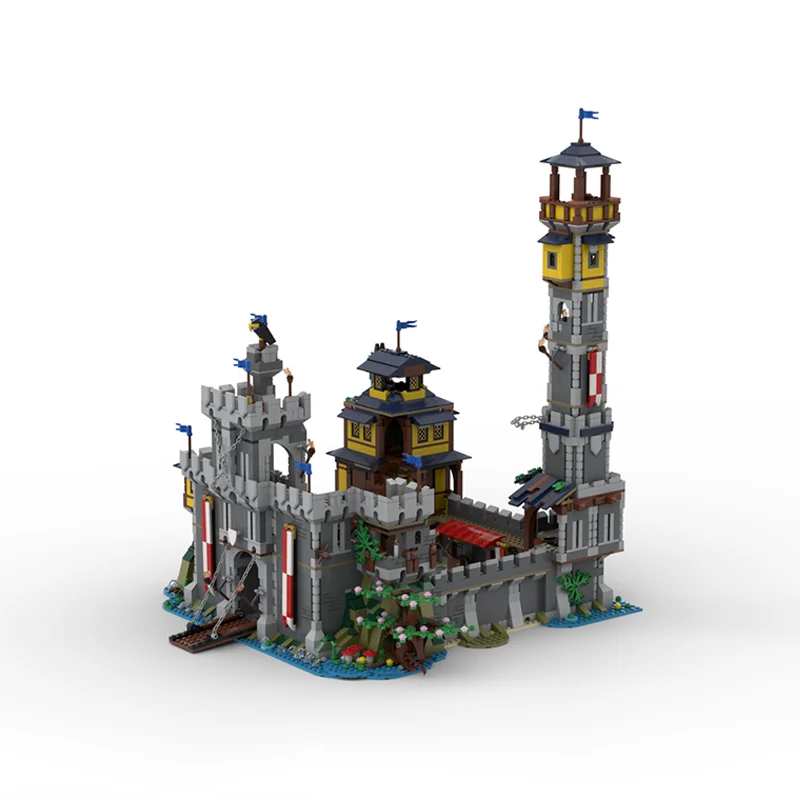 3836ピース MOC ハイタワーキャッスル クリエイター3 1edモデル クリスマスギフト 組み立てブロック 建築 クリエイティブアイデア ブロック玩具 子供向け