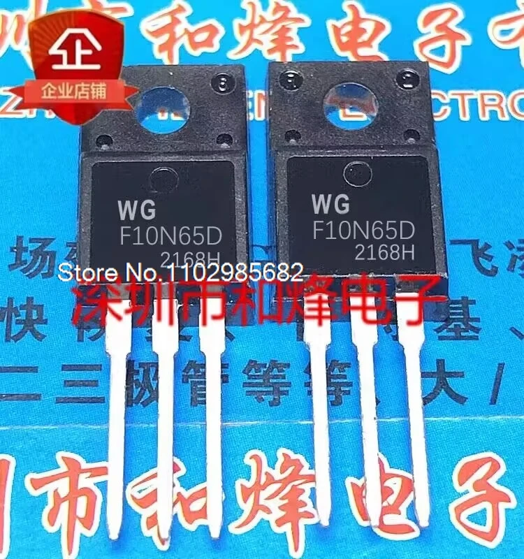 

10 шт./лот F10N65D WGF10N65D 10A/650V TO-220F Оригинальный товар в наличии на складе. В настоящее время на складе есть в наличии.