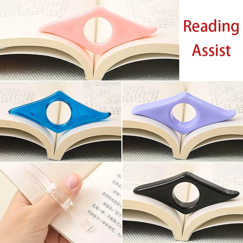 5pcsThumb كتاب دعم الإبداعية كتاب صفحة حامل مريحة كتاب المتوسع قوية القراءة المعونة اللوازم المدرسية