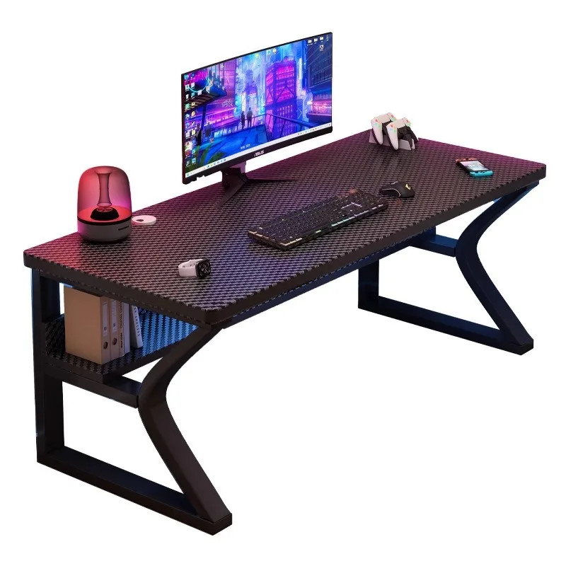 

Компьютерный стол из массива дерева, рабочий стол для дома, длинный рабочий стол для спальни, стол для киберспорта, простой письменный верстак