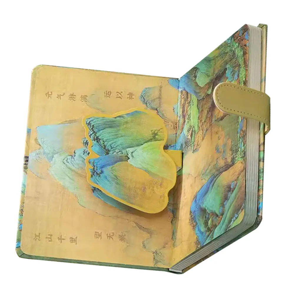 Magnetic Closure Notebook Exquisite Art Design Compact Planner Notepad for Students Teachers Daily Schedule Management