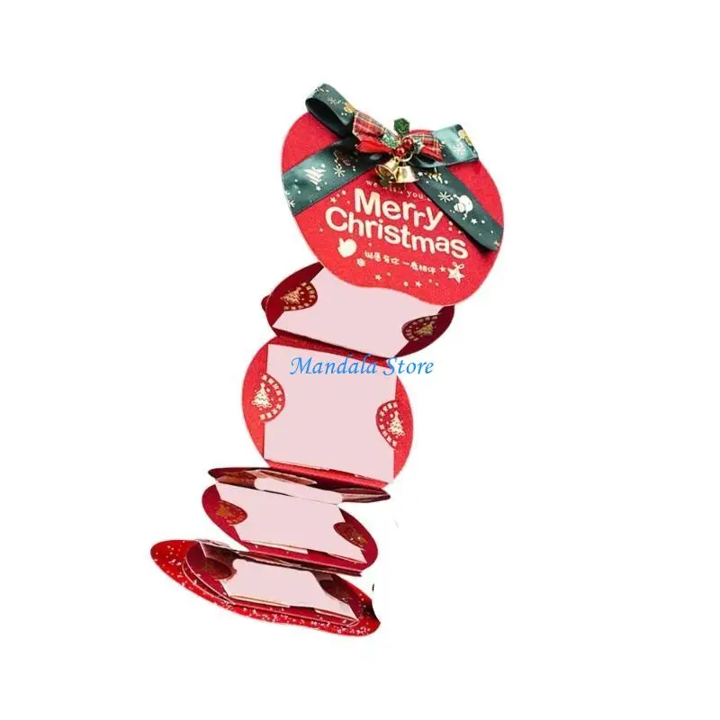 

U2JC Christmas Gift Envelope Set Santa Decoration Recyclable Paper Party Accent