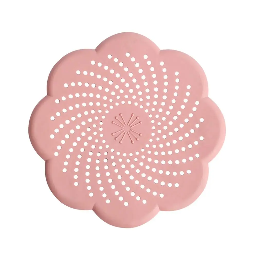 Anti-blocking Sink Strainer Floor Drain Hair Clean Up Sewer Outfall Drain Filter Shower Drain Pad Kitchen Bathroom Accessories