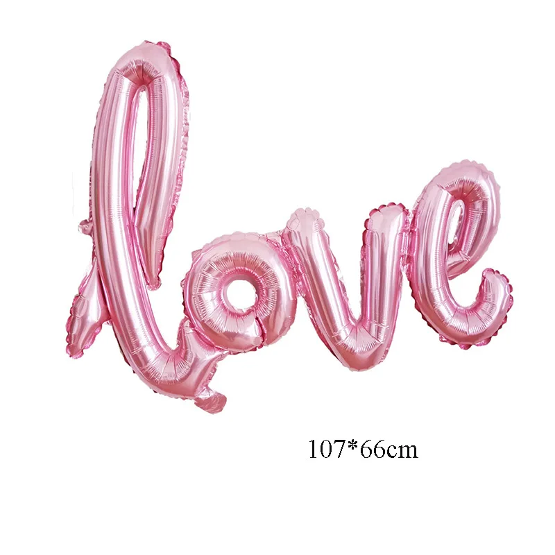 1 Stück Große Hintergrund-Wanddekoration Herz-Love-Ballons für Frauentag, Valentinstag, Königinnentag, Hochzeit, Heiratsantrag – Detail 8