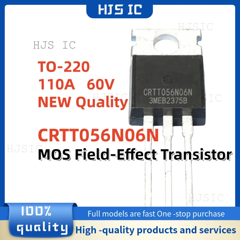 10-20-30PCS 100% Brand New and Quality CRTT056N06N CRTT056N06 CR TT056N06N TO-220 110A 65V MOS Field-Effect Transistor