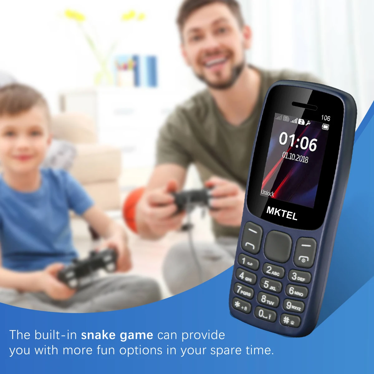 MKTEL 106 Feature Phone 1.77