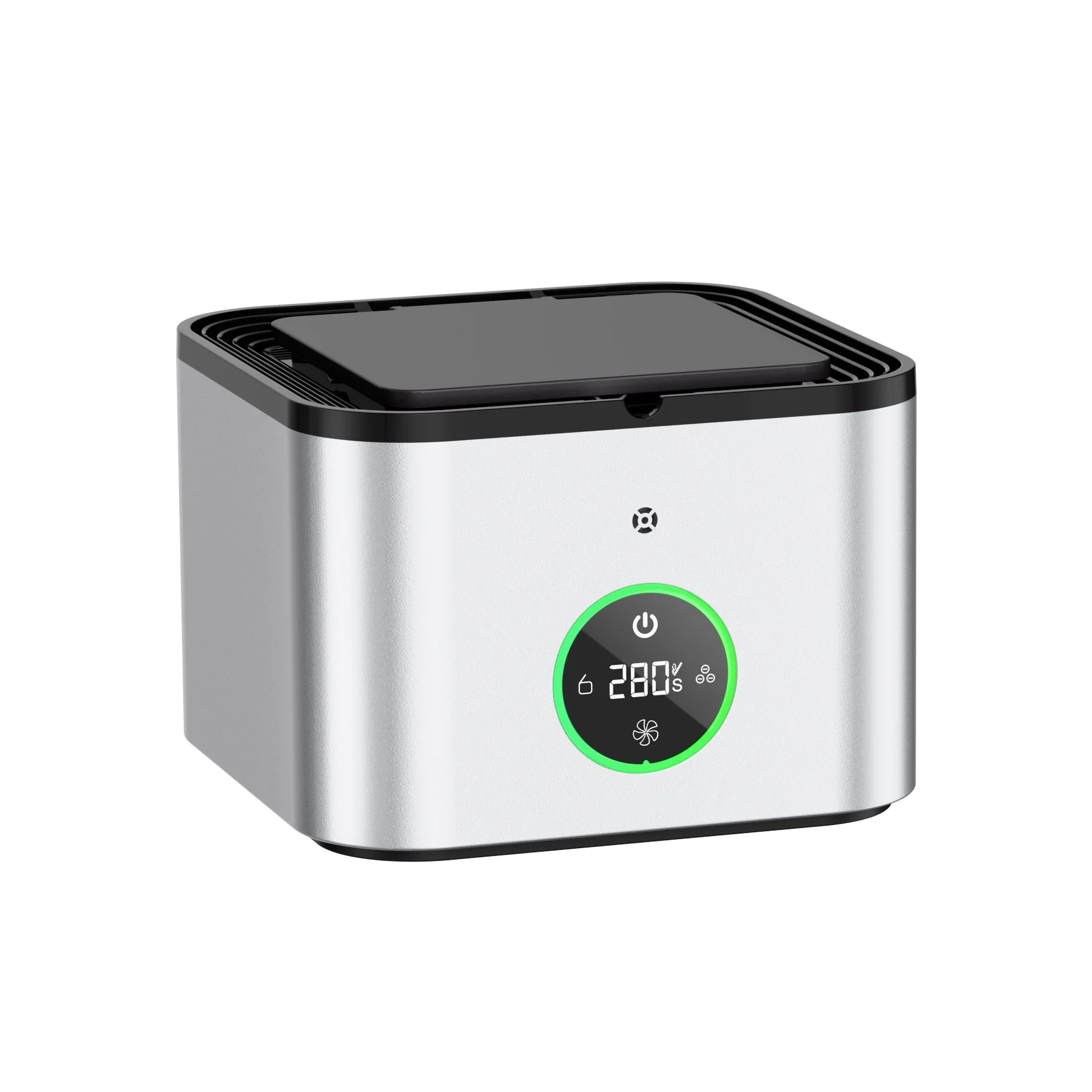 Air purifier, removes second-hand smoke, sensor-based lid opening, smart counting, screen display