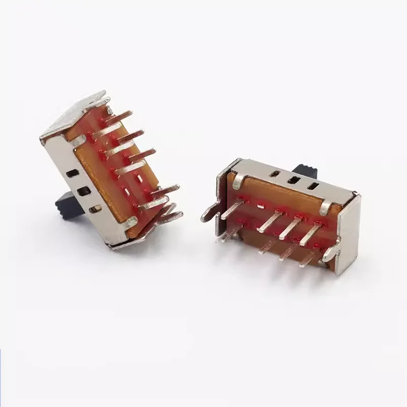 8-pin vertical sliding switch with support 3-speed straight handle switch SS-23D07 3-speed toggle switch
