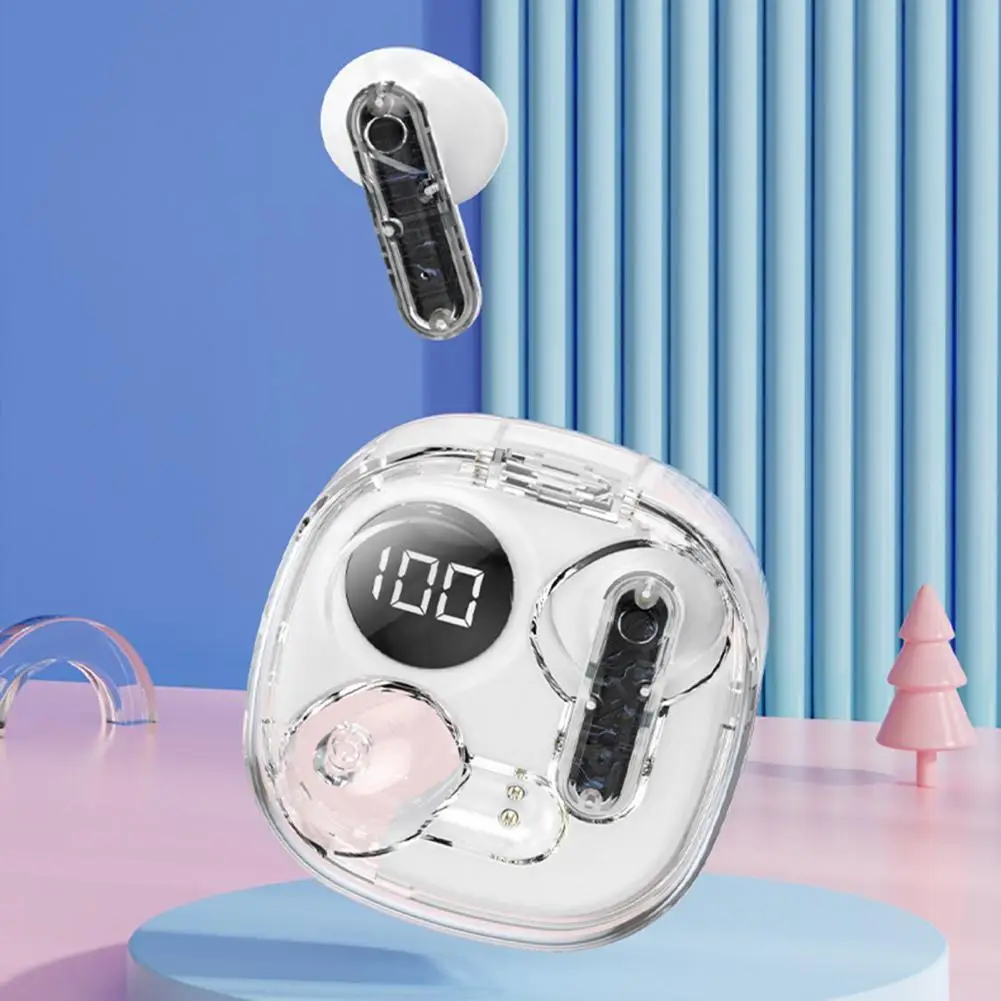 Fone de ouvido intra-auricular sem fio, com redução de ruído, unidade de alto-falante de 13mm para aprimorado, confortável para em movimento