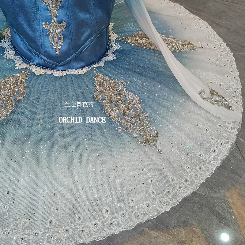 BT2507054 taille personnalisée professionnelle couleur personnalisée enfants filles femmes adultes bleu Ballet Tutu Costumes