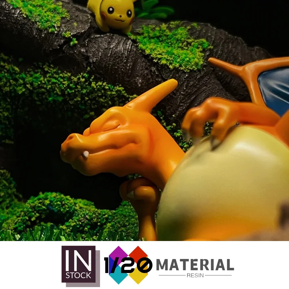 [Em Estoque] Escala de Resina 1/20 [FLC] – Charizard Dormindo