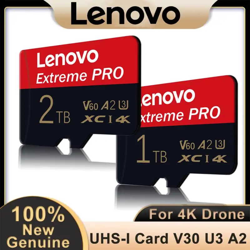 

Lenovo 2TB SD Memory Card 128GB SD/TF Flash Card Mini SD Cards 1TB 512GB Micro TF SD Card 256GB For Phones Ps5 Drones Camera Ps4